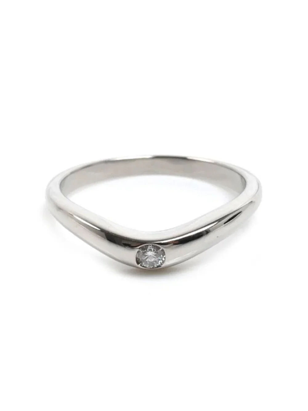 Bvlgari Platinum Corona Ring Diamond Vintage